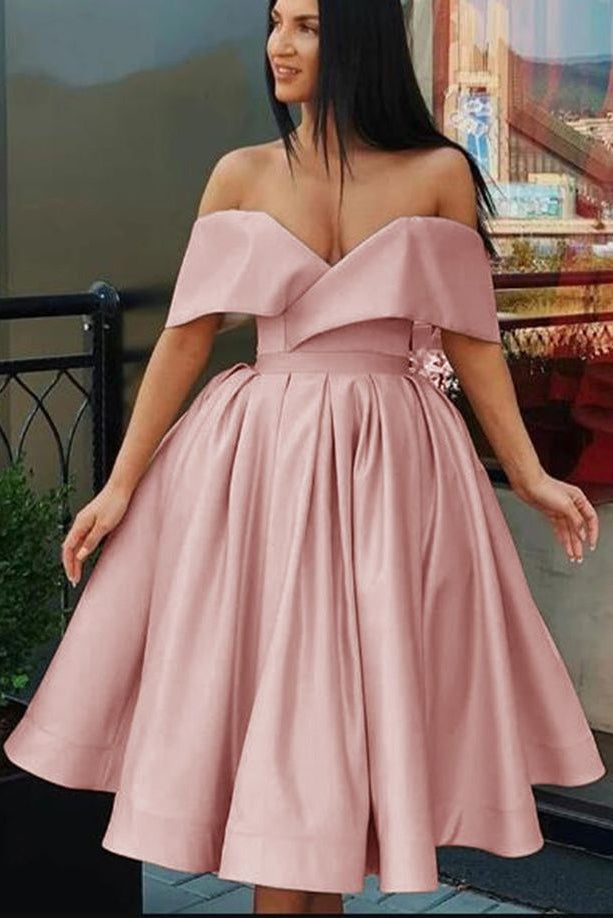 Short Prom Dress A Line Knee Length TANYA BRIDAL Short Prom Dress A Line Knee Length TANYA BRIDAL