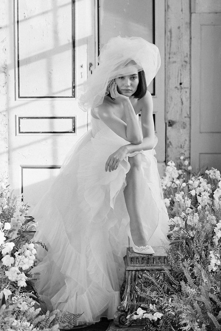 Fairy Wedding Dress Ruffles Edge Tulle Ball Gown TANYA BRIDAL Fairy Wedding Dress Ruffles Edge Tulle Ball Gown TANYA BRIDAL