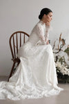 Vintage Lace Wedding Dresses Long Sleeves Mermaid Vestidos De Novia