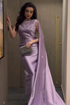 Lavender One Shoulder Long Women Evening Dress