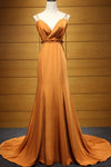 Mermaid Long Evening Dress Soft Satin