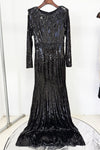 #DZ9390 Shiny Long Bling Bling Women Evening Dress