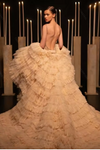 Layers Tulle Cape Gorgeous Bridal Cape With Long Train DJ418