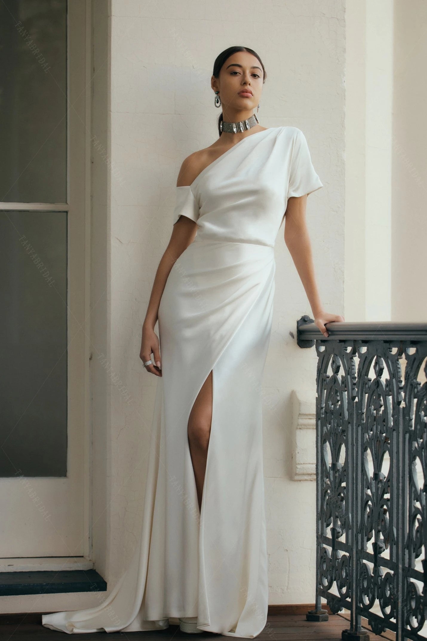 one shoulder vintage wedding dress One Shoulder Wedding Dresses