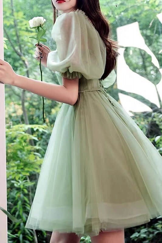 Mint Green Short Homecoming Dress Party Gown TANYA BRIDAL Mint Green Short Homecoming Dress Party Gown TANYA BRIDAL