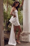 New Fashion Lovely Taffeta Short Wedding Dresses With Bow