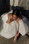 Short Mini Wedding Dress With Detachable Cape TT650