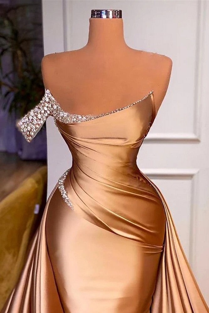 Long Trumpet Formal Beading Sleeveless Women's Evening Dress TANYA BRIDAL Long Trumpet Formal Beading Sleeveless Women's Evening Dress TANYA BRIDAL