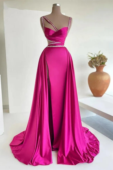 Formal Prom Dress Arabia Pleated Celebrity Party Gowns