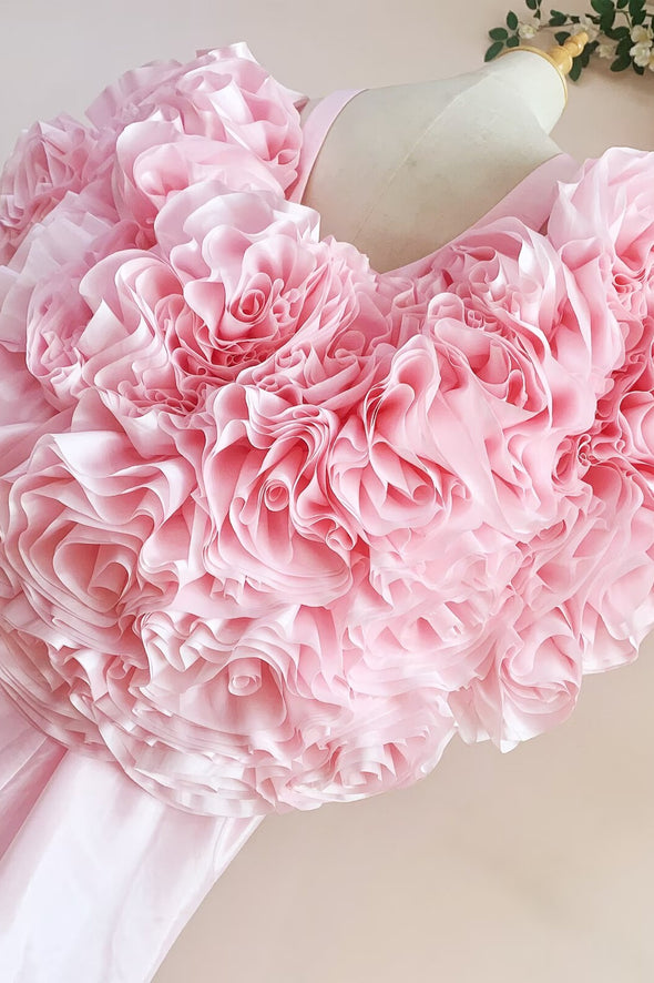 Gorgeous Rose Flowers Wedding Cape ZJ295
