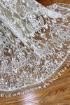 Flare Sleeve Wedding Dresses A Line Lace Tassel Vestido De Noivas Chic DW588