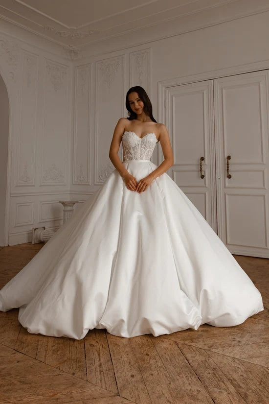 2 in 1 wedding dress 2 in 1 Wedding Dress With Detachable Skirt – TANYA BRIDAL