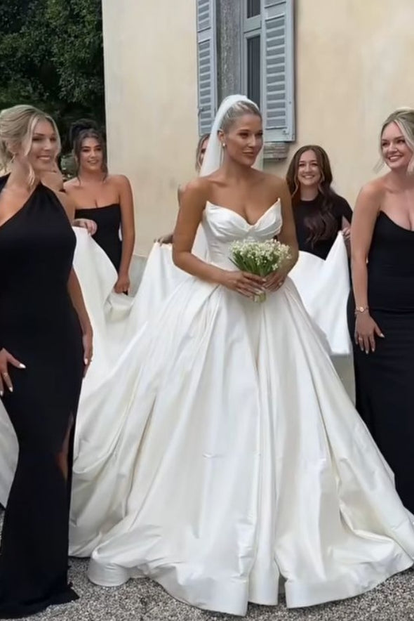 #DZ9314 Sweetheart Long Ball Gown Wedding Dress