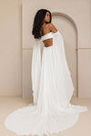 Fan-Pleated Chiffon Wedding Dresses DW802