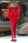 Bling Bling Prom Dress With Split