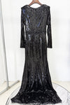 #DZ9390 Shiny Long Bling Bling Women Evening Dress