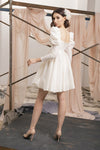 Little Cute A Line Wedding Bridal Dress Taffeta Party Gown