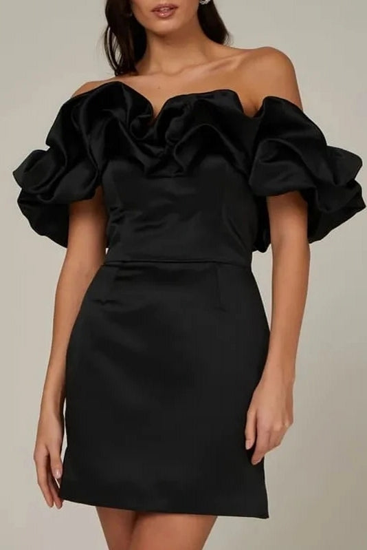 Elegant Ladies Wrap Cocktail Party Dresses Sexy Strapless - Elegant Ladies Wrap Cocktail Party Dresses Sexy Strapless -