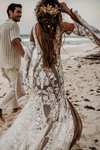 Bohemian Charming Mermaid Lace Wedding Dresses DW584