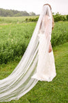 V30 Simple Tulle Long Wedding Veil