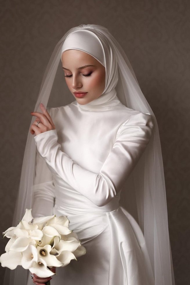arabic marriage dress Bridal Gowns Sweetheart Lace Princess Ball Gown Arabian Wedding through full sleeves also add an extra dose of charm to the traditional ensemble Modest Arabic Muslim Wedding Dresses