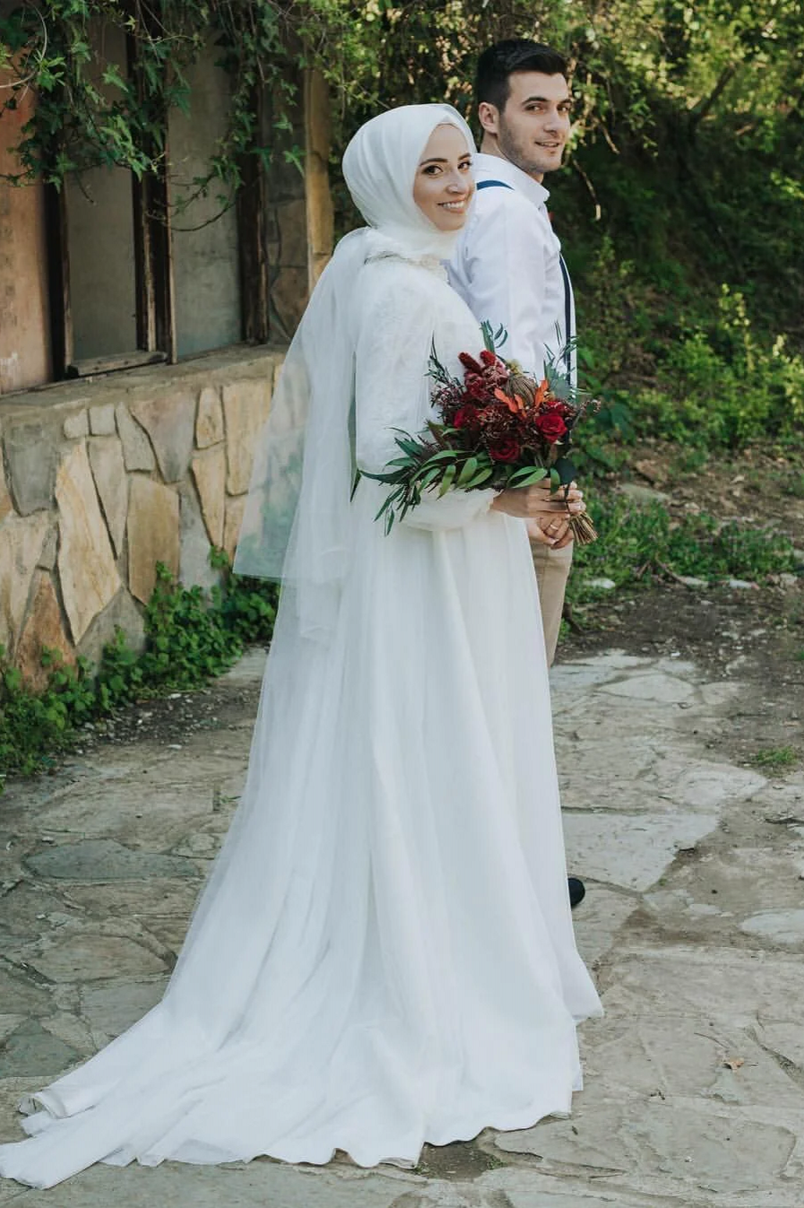 Simple Charming Wedding Dresses White Mermaid For Bride Sleeveless Backless  Floor Length Civil Bridal Gown Vestido De Novia 2022 - Wedding Dresses -  AliExpress