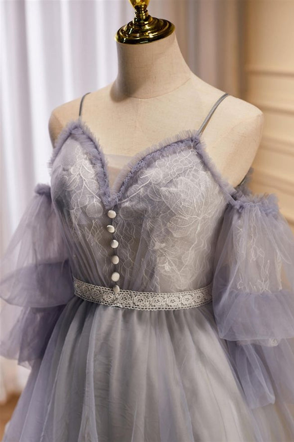 Sweetheart Off The Shoulder Homecoming Dress With Lace Belt
