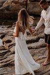 Backless Chiffon Beach Wedding Dresses Bohemian 242201559