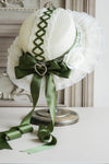 Lolita Wedding Hats With Bow Sashes