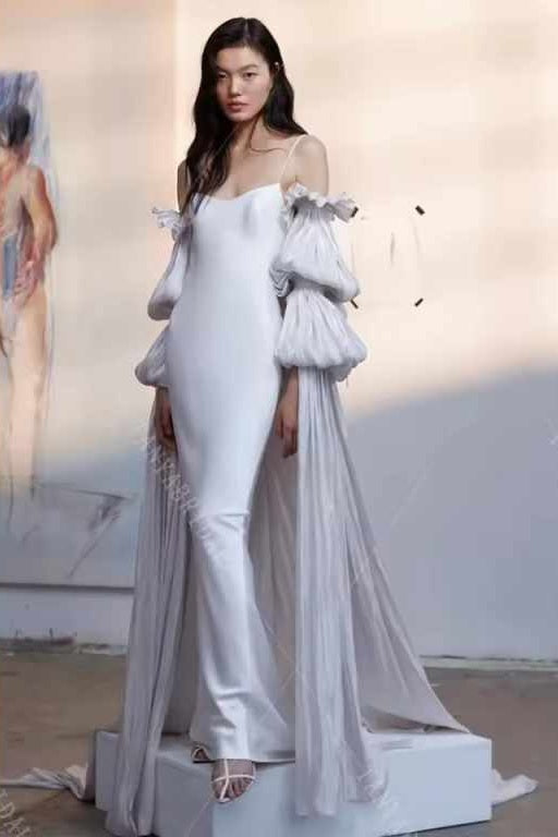 #DZ9438 Bridal Jacket Shawl With Long Sleeves