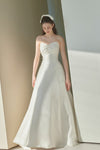 Simple Wedding Dress A Line Lace Up Back 242281340