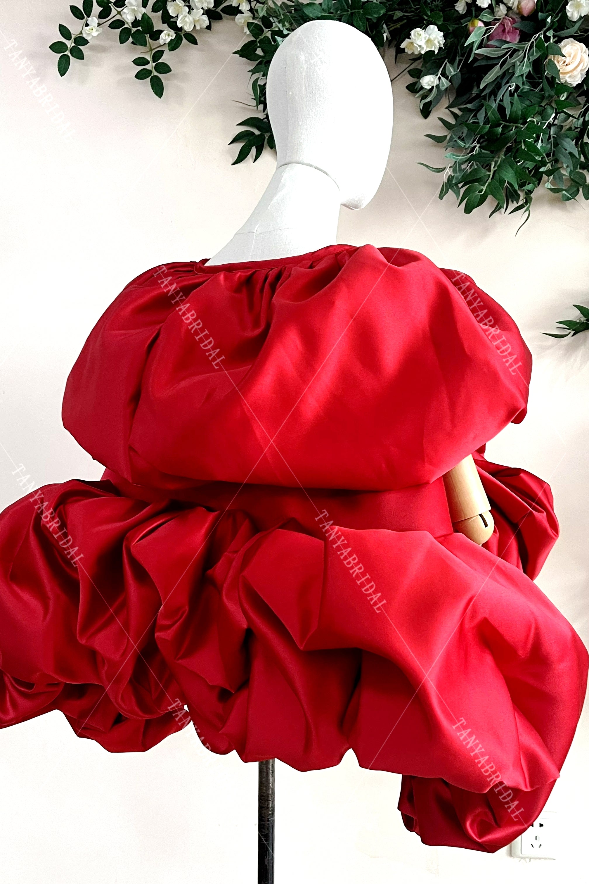 red short jacket for dress 1H25BILO_ROUGE