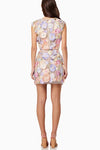 Two pieces Embroidery Lace Flower Short Cocktail Dress