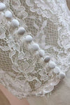 Lace Wedding Jacket High Stand Collar Bridal Bolero DQG1255