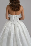 #DZ9404 Romantic Lace Appliques Wedding Gown