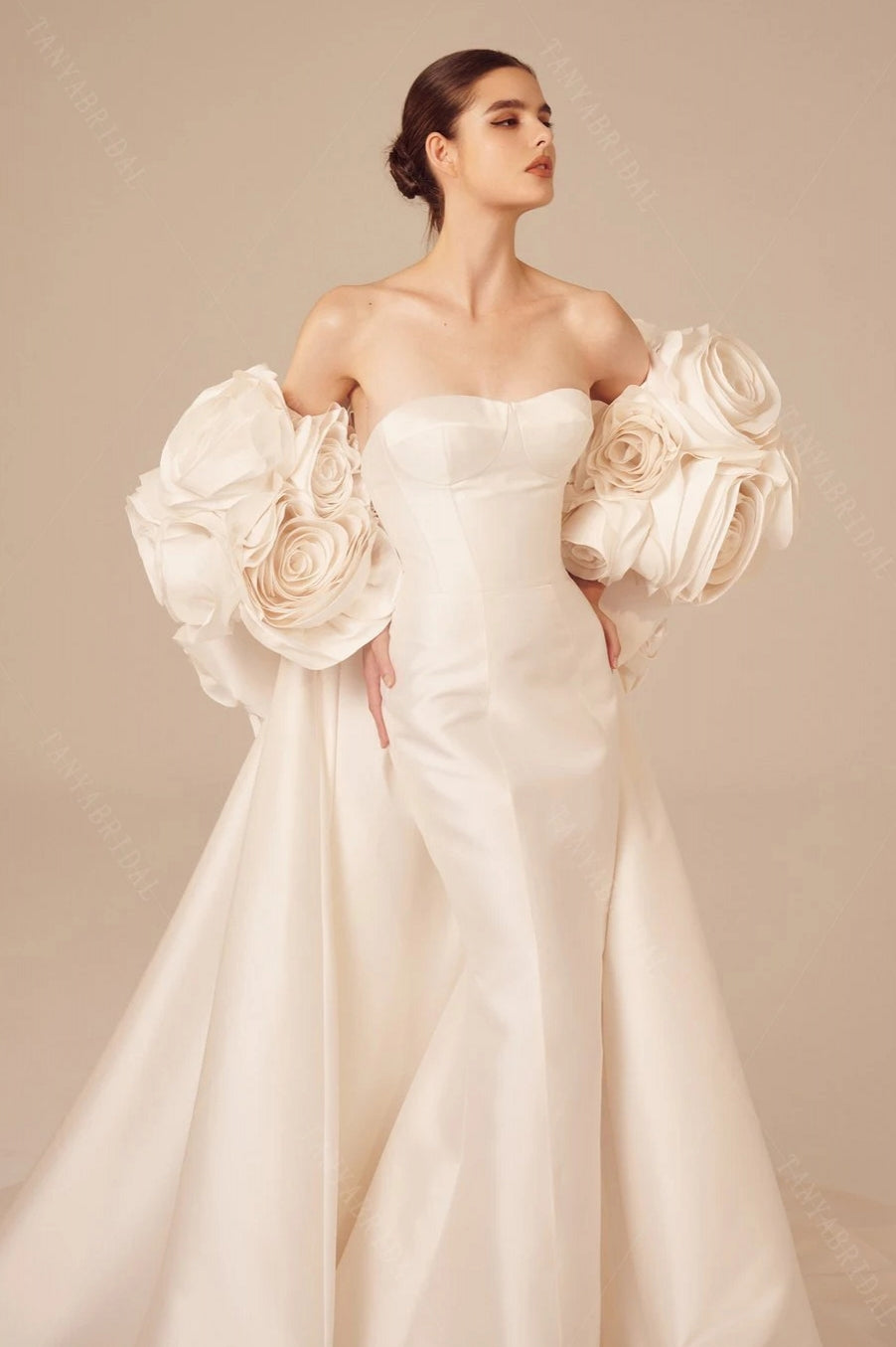 rose wedding dress designer Wedding dress Rose Collection from Inga Ezergale design