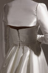 Sleek Wedding Jacket Mikado Satin ZJ299