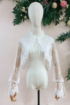 Romantic Lace Long Sleeves Wedding Jacket