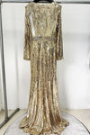 #DZ9390 Shiny Long Bling Bling Women Evening Dress