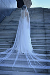 Luxury Long Pearls Wedding Veil V139