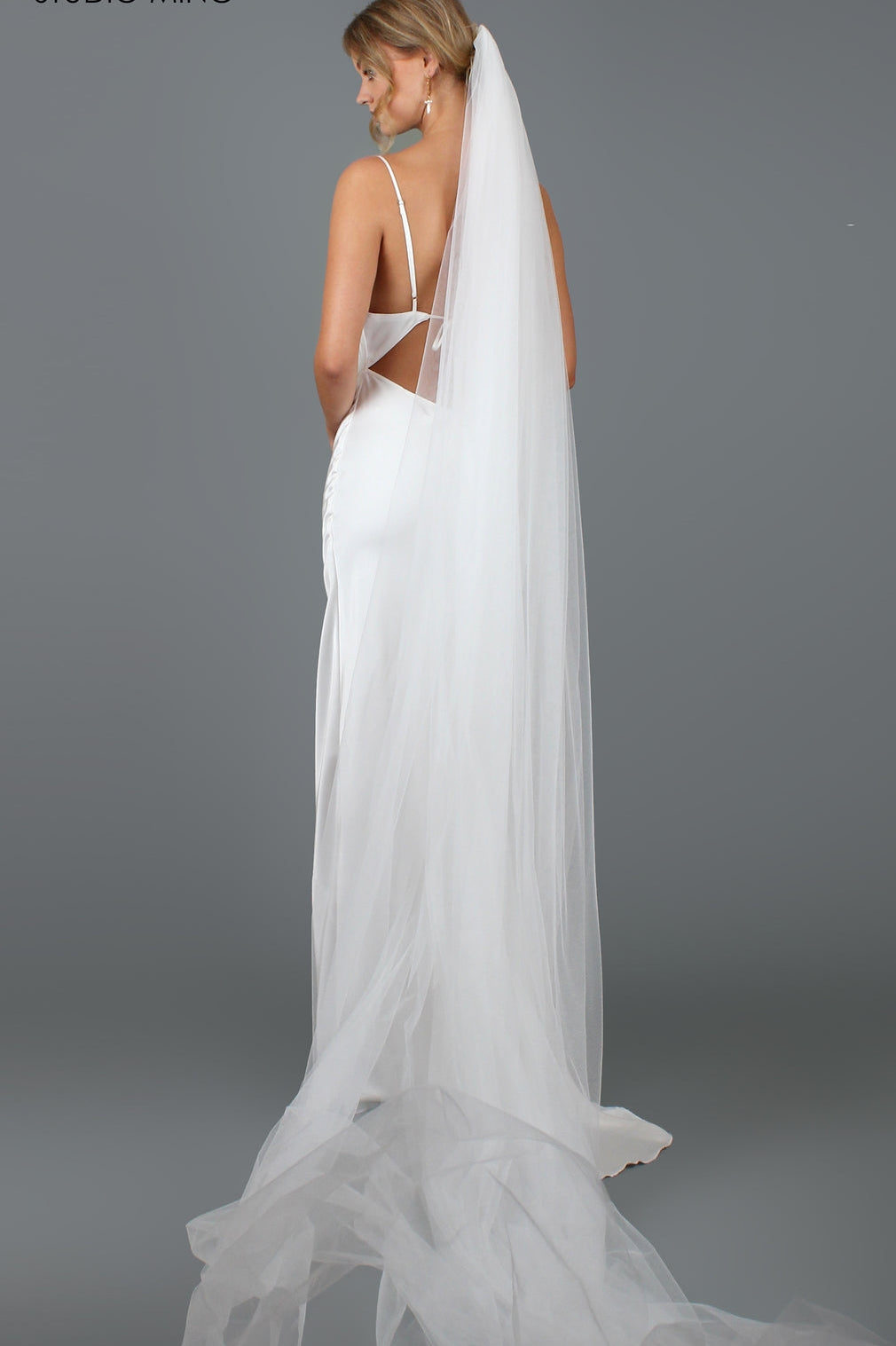 Simple Silk Satin Long Mermaid Backless Wedding Dress TANYA BRIDAL Simple Silk Satin Long Mermaid Backless Wedding Dress TANYA BRIDAL