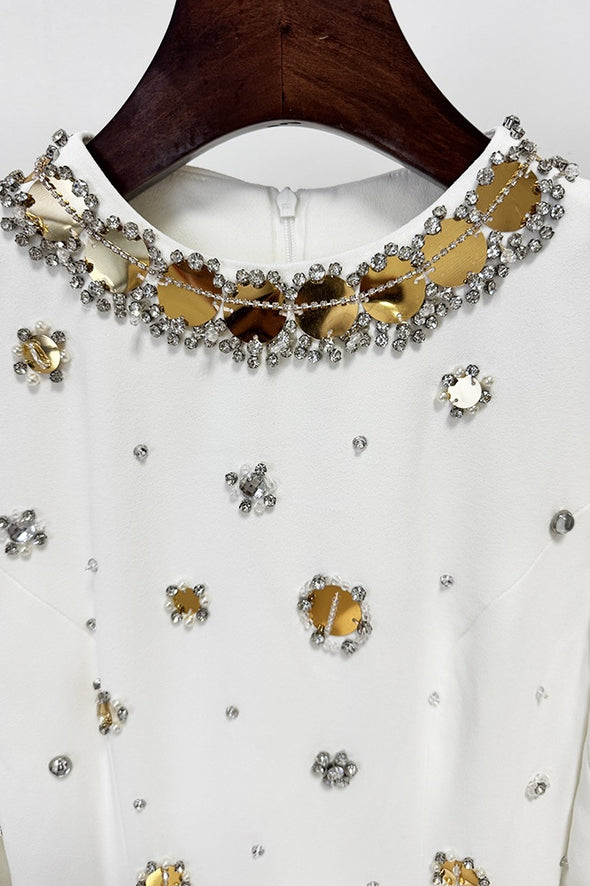 #DZ9395 Black Long Sleeves Evening Dress