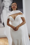 Chiffon Bridal Scarf , Chiffon Bridal Wrap