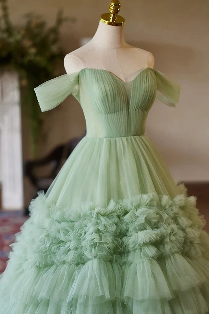Sage Green Mesh Tulle Flower Girl Dress Party Gown TANYA BRIDAL Sage Green Mesh Tulle Flower Girl Dress Party Gown TANYA BRIDAL