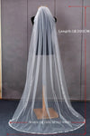 V129 Wedding Veil Leaf Lace Romantic Bride Accessories