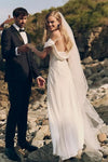 #DZ9413 Off The Shoulder Wedding Dress