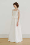 Modest Long Wedding Dress Short Sleeves