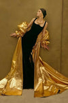 #DZ9424 Gold Fashion Cape For Lady