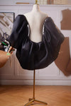 Black Evening Shawl Lady Outfit Accessories