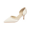Vintage Rose Flower Lace Wedding Shoes High Heel